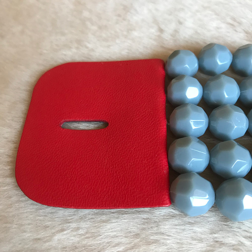 NORA Powder blue + red