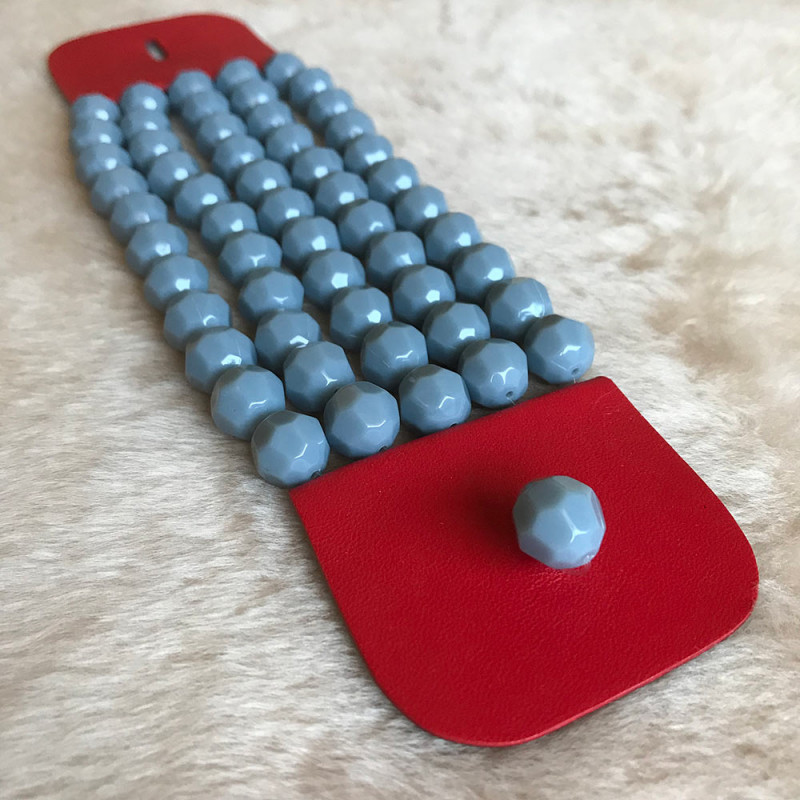 NORA Powder blue + red